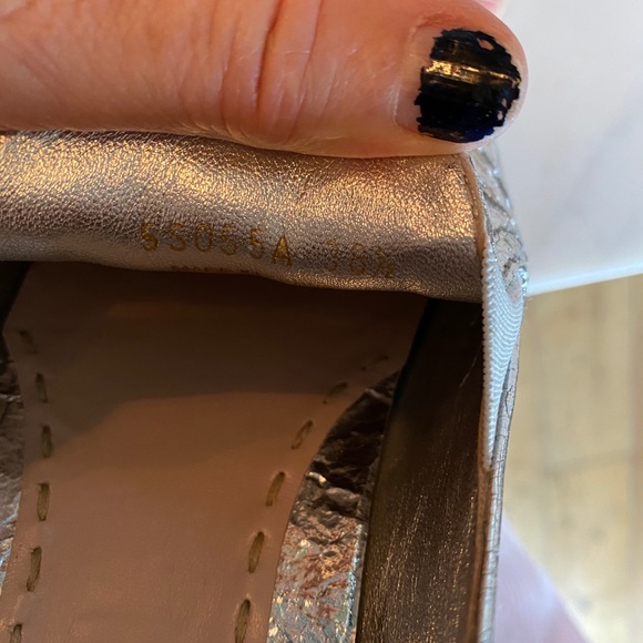 MiuMiu Metallic Platform Sneakers - Picture 5 of 8